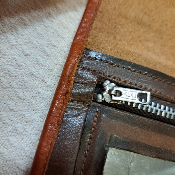 Alejandro Yeo Clutch Wallet Hand Tooled Pure Leather Floral Engraved With Mexico - Picture 12 of 16